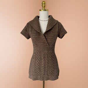 Wool/Cotton Blend Sweater Dress